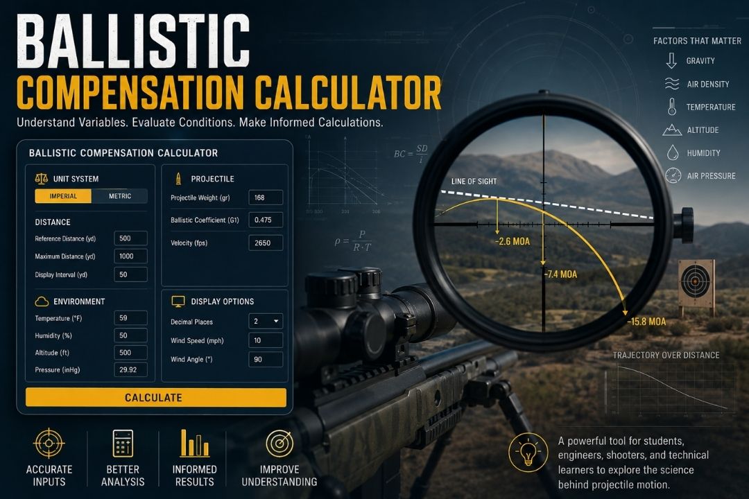 Ballistic Compensation Calculator