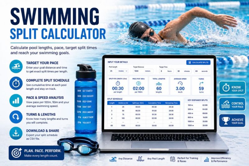 Swimming Split Calculator