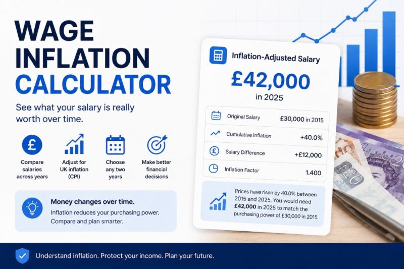 Wage Inflation Calculator UK