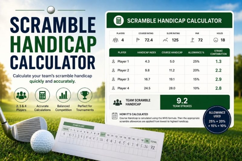 Scramble Handicap Calculator